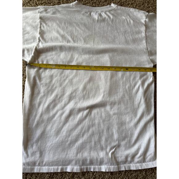 Vintage 90’s Neon Sunset Paradise Puerto Rico Single Stitch White XL T-shirt - Picture 5 of 6